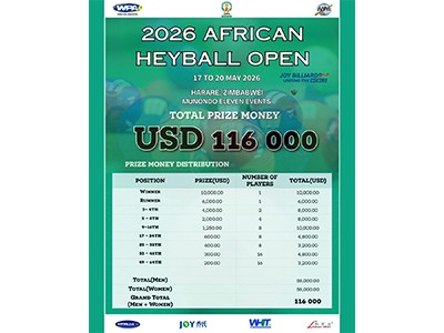 ​ THE 2026 WPA AFRICAN HEYBALL OPEN IS HERE! ​